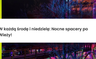 Nocny spacer po wieży